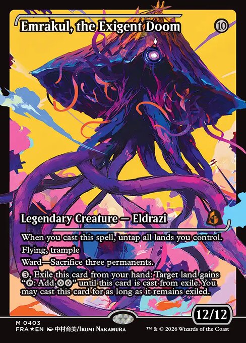 Emrakul, the Exigent Doom