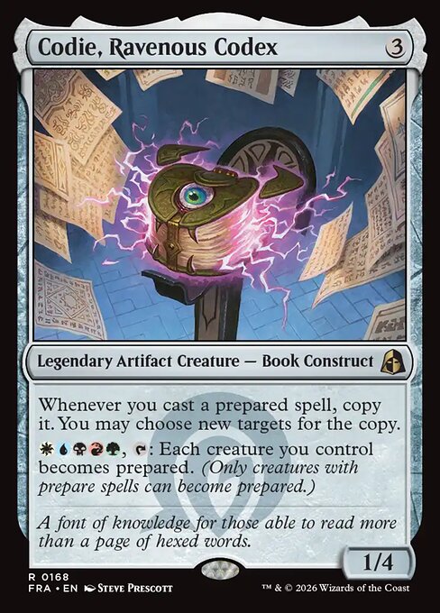 Codie, Ravenous Codex