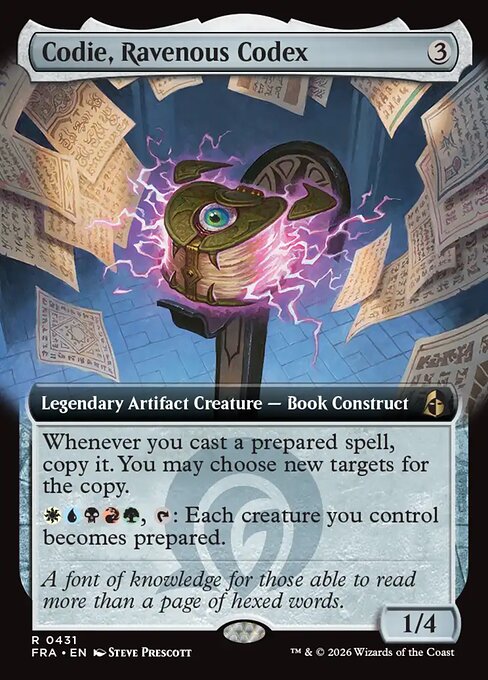 Codie, Ravenous Codex