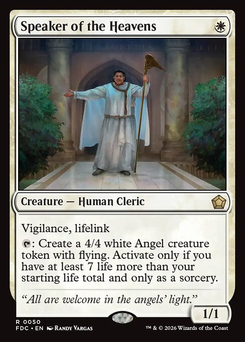 Speaker of the Heavens
