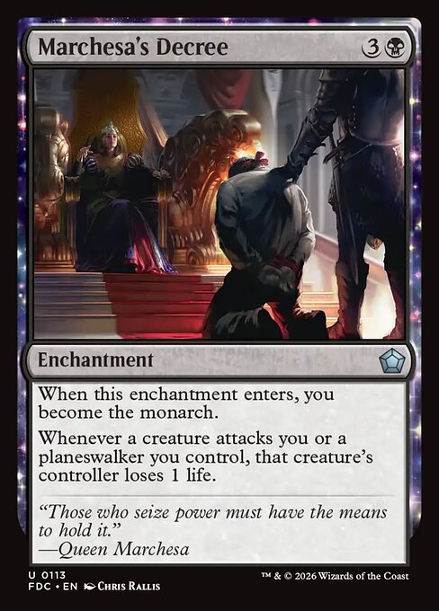 Marchesa's Decree
