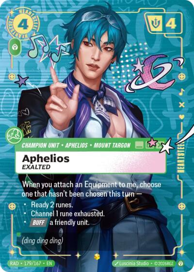 Aphelios, Exalted (Heartsteel Overnumbered)