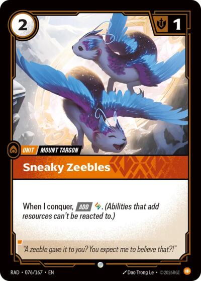 Sneaky Zeebles