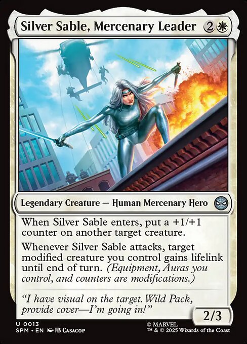 Silver Sable, Mercenary Leader