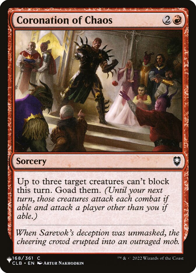 Coronation of Chaos