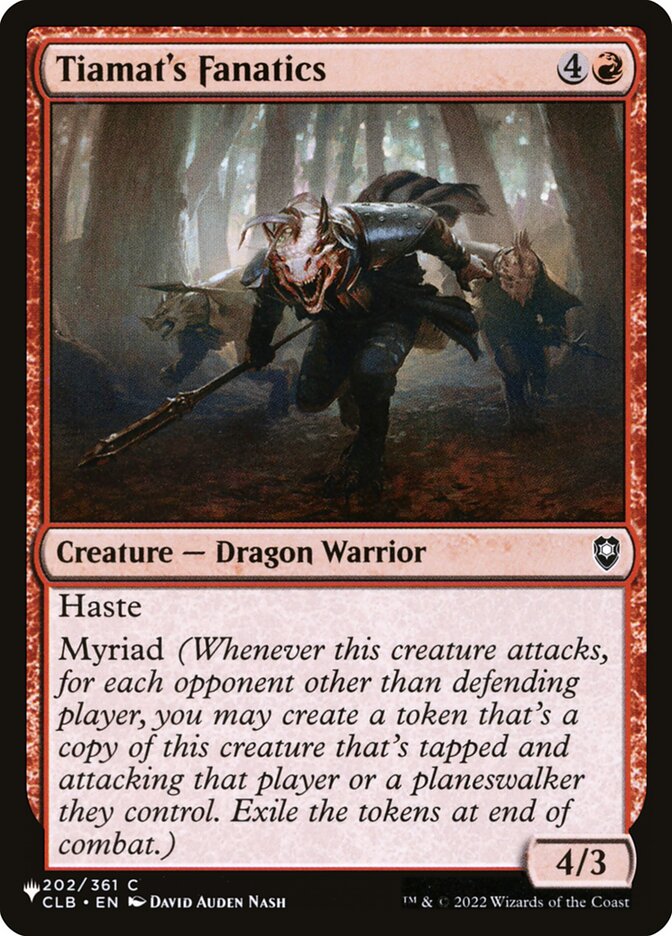 Tiamat's Fanatics