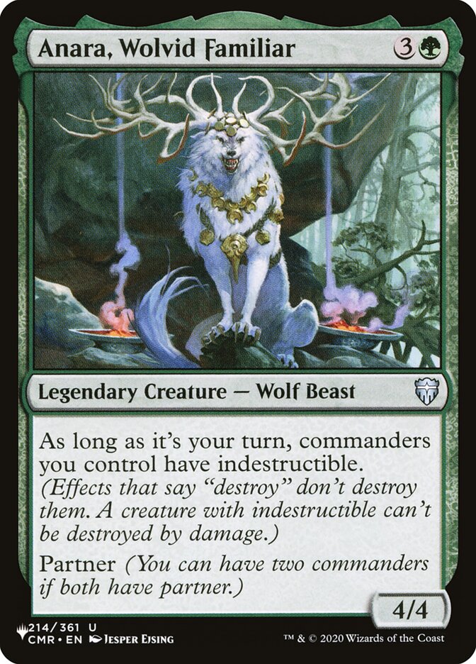Anara, Wolvid Familiar
