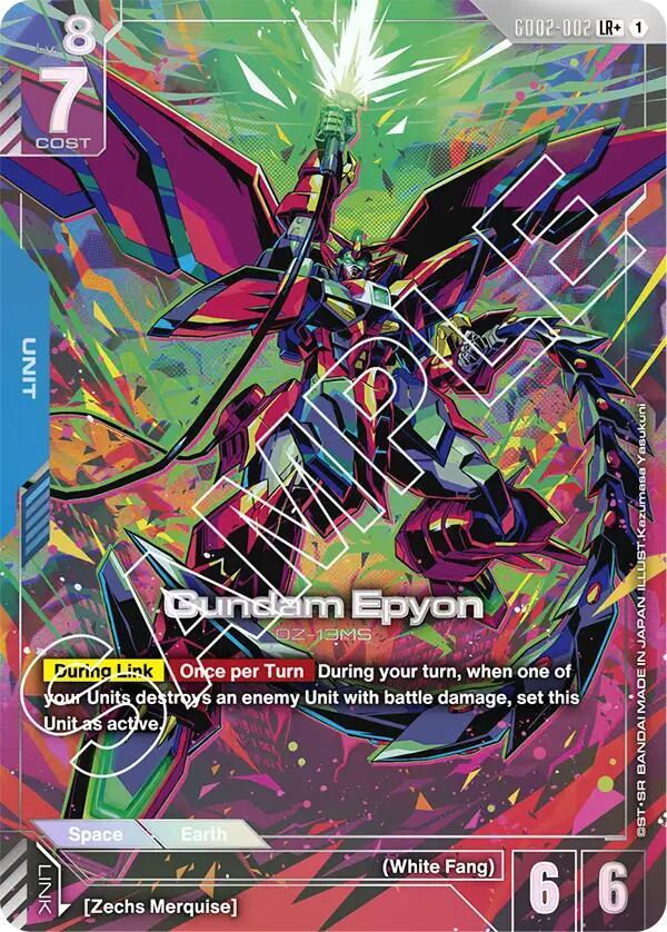 Kaart in de spotlight: Gundam Epyon (LR+)