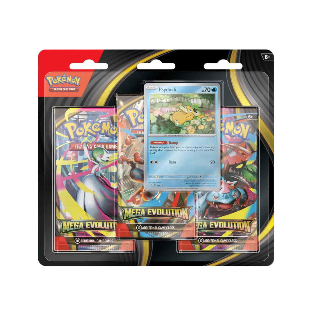 Pokémon Mega Evolution 3-Pack Blister