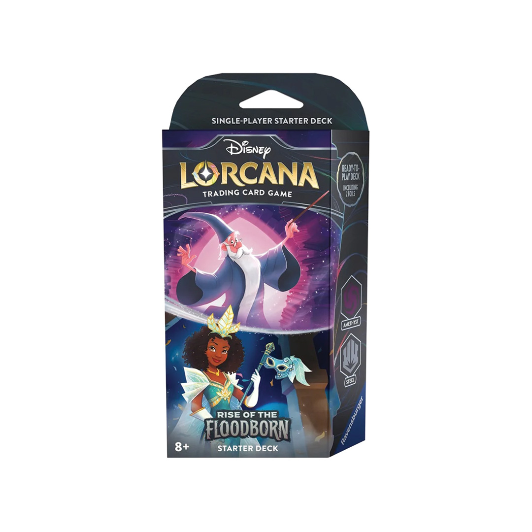 Starter Deck – Rise of the Floodborn: Merlin & Tiana (inclusief booster) Amethist Steel