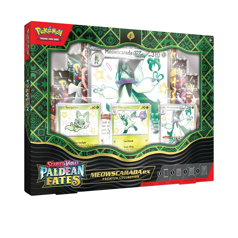 Paldean Fates Meowscarada ex Premium Collection